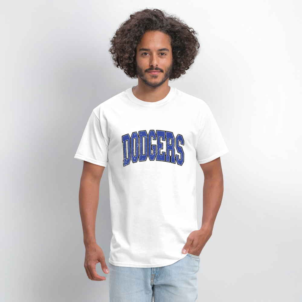 Dodgers Men's T-Shirt | GILDAN 5000 - white