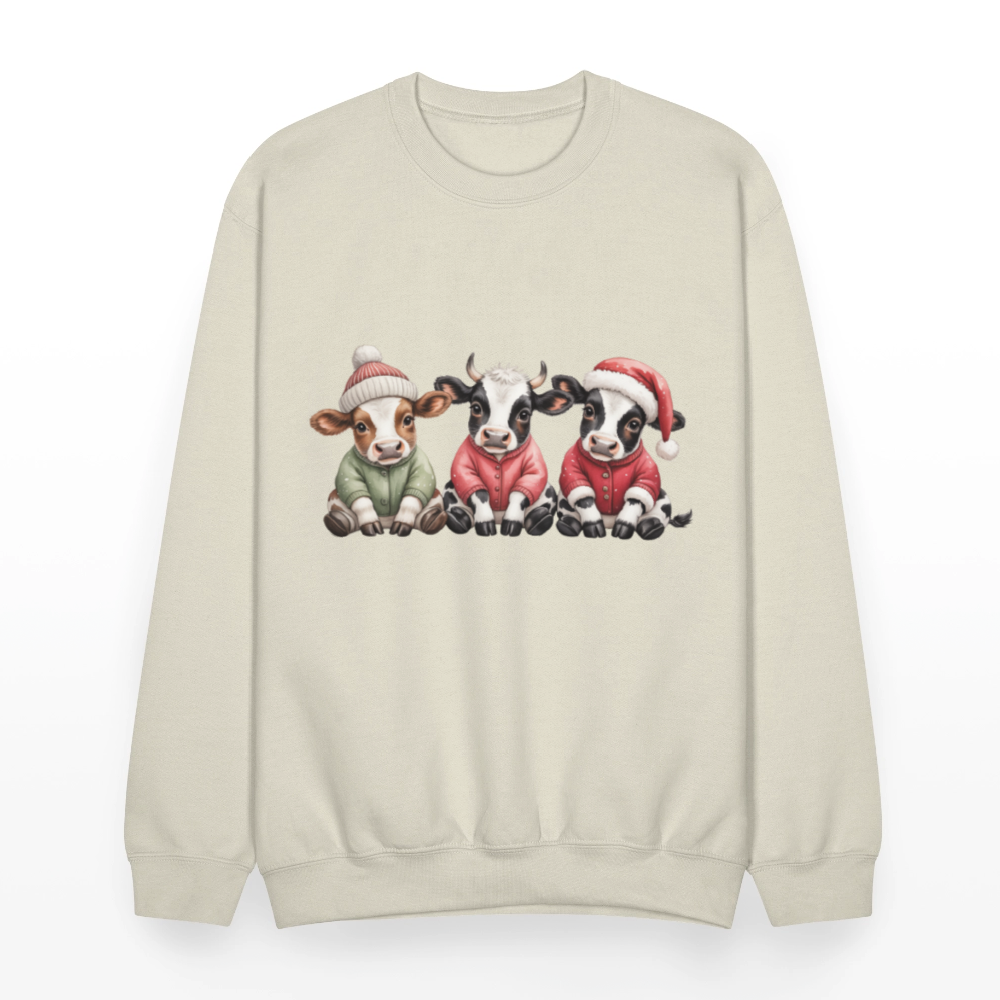 Christmas Calves Crewneck Sweatshirt - Sand