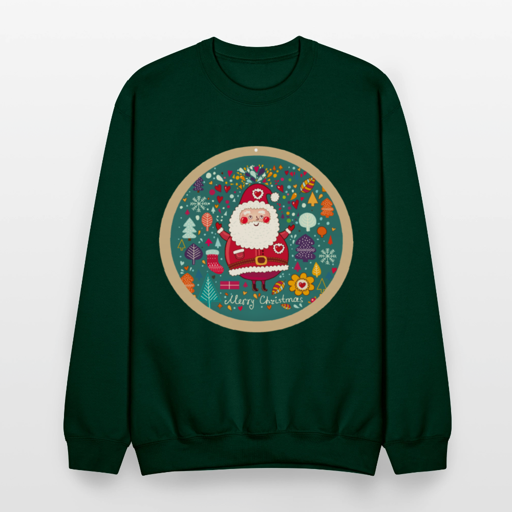 Santa Claus Unisex Crewneck Sweatshirt - forest green
