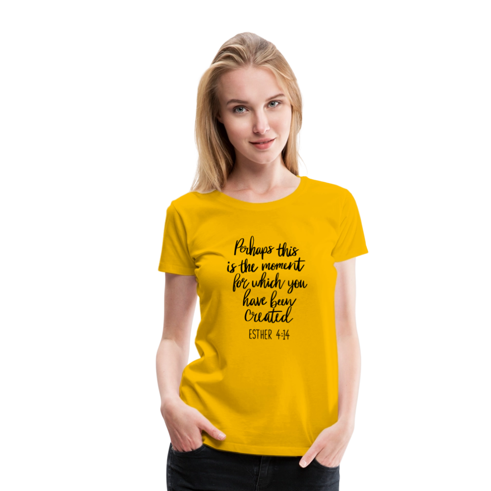 Moment Women’s Premium T-Shirt - sun yellow