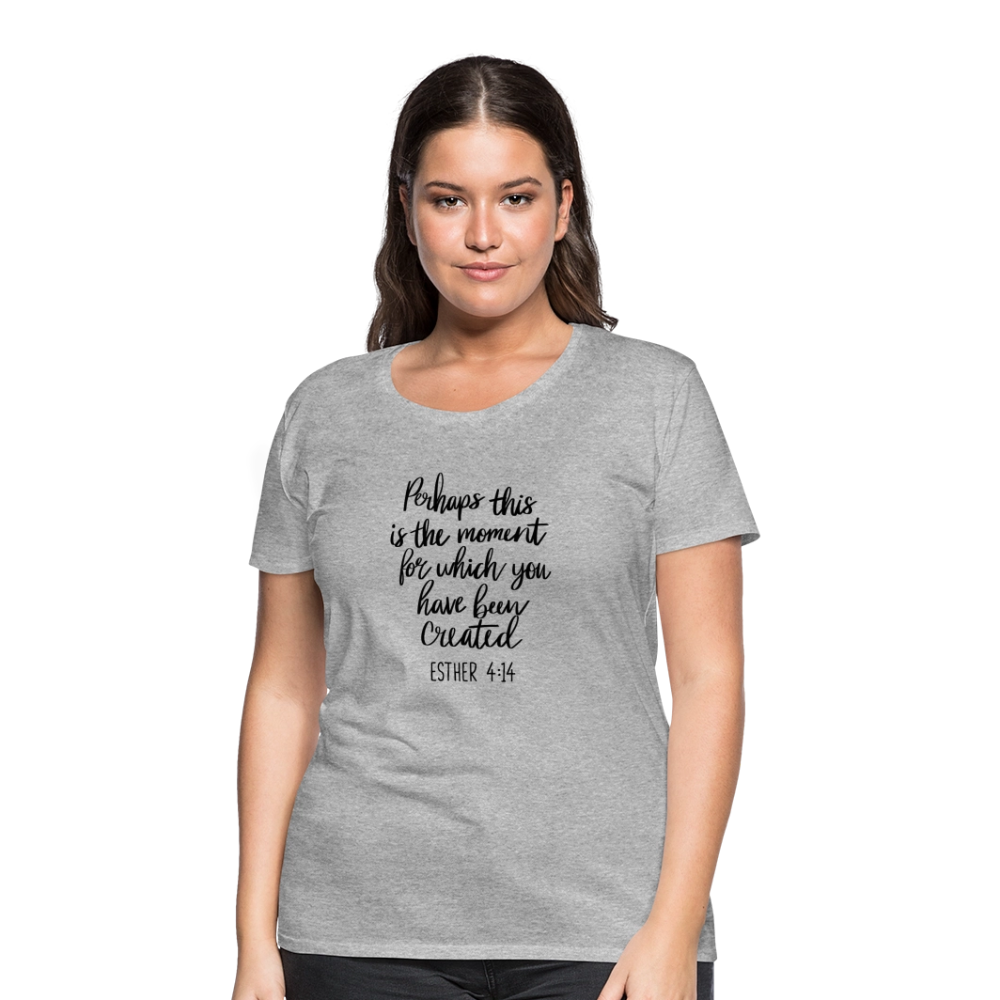 Moment Women’s Premium T-Shirt - heather gray