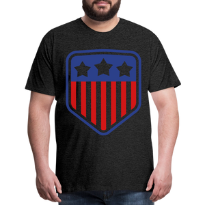 Men's Premium Patriot Tee - charcoal grey