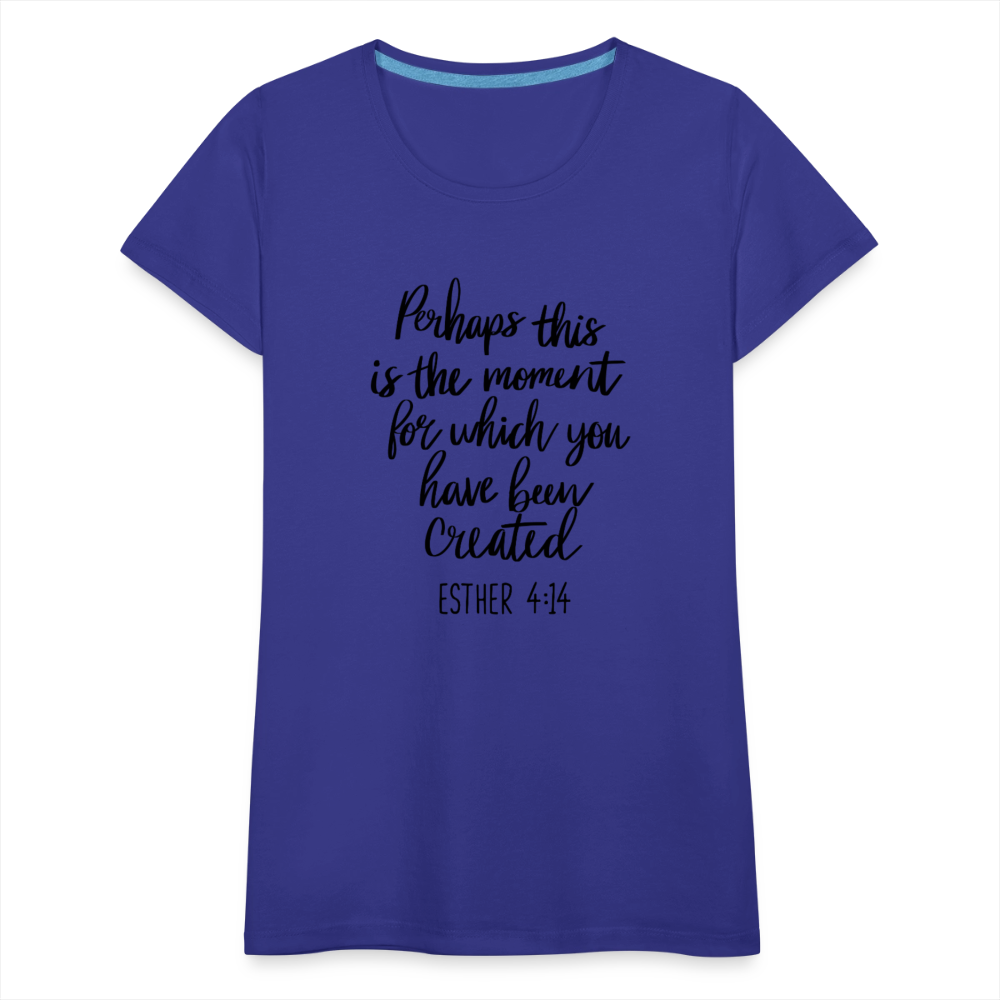 Moment Women’s Premium T-Shirt - royal blue