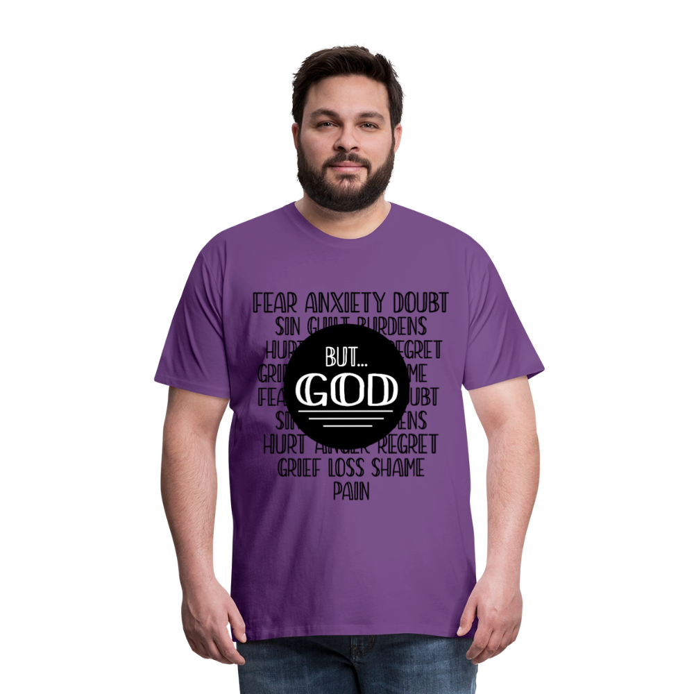But God Men's Premium T-Shirt - purple