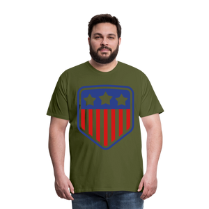 Men's Premium Patriot Tee - olive green