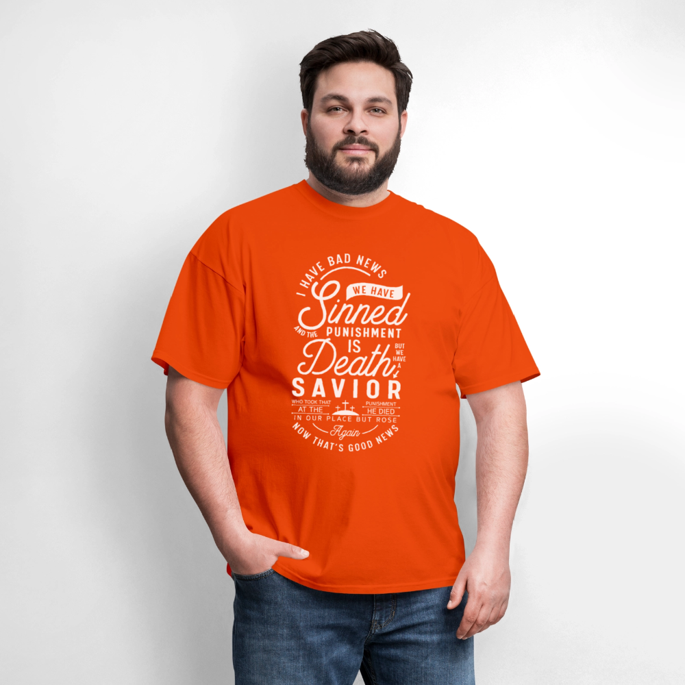 News Men's T-Shirt | GILDAN 5000 - orange