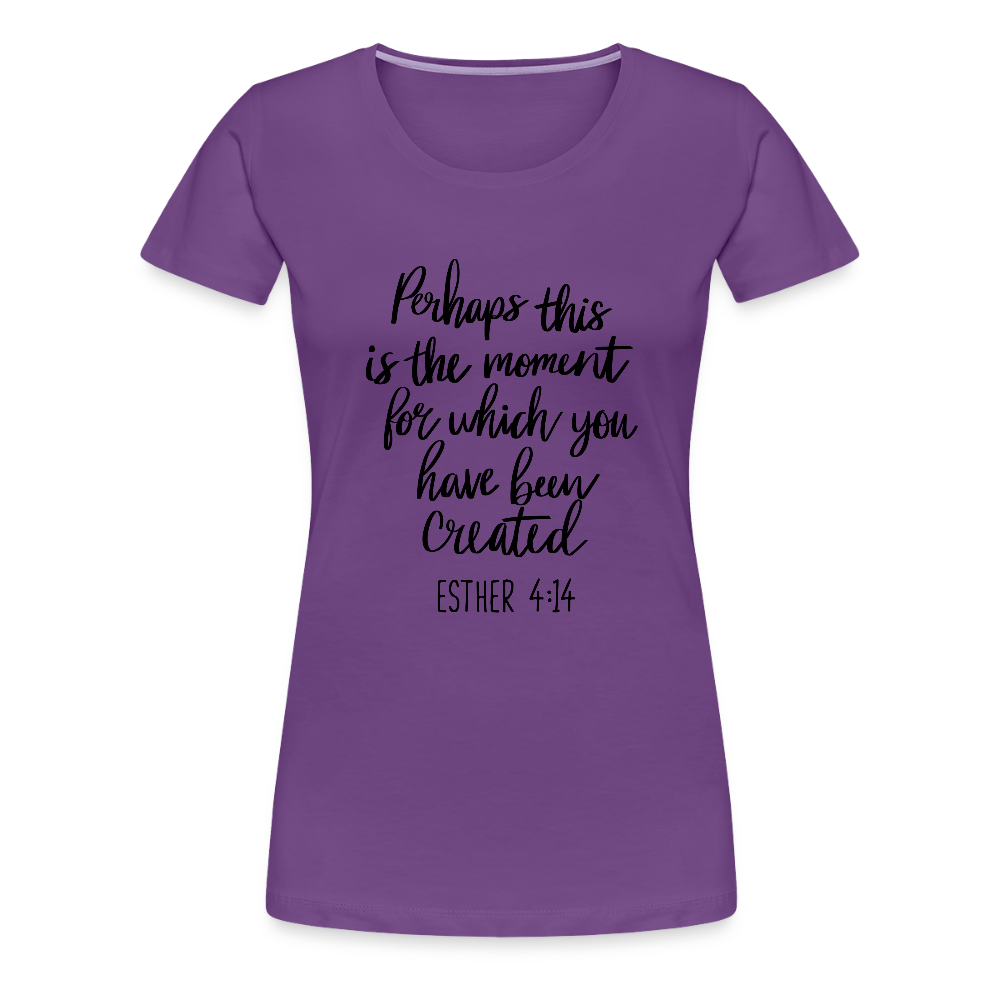 Moment Women’s Premium T-Shirt - purple