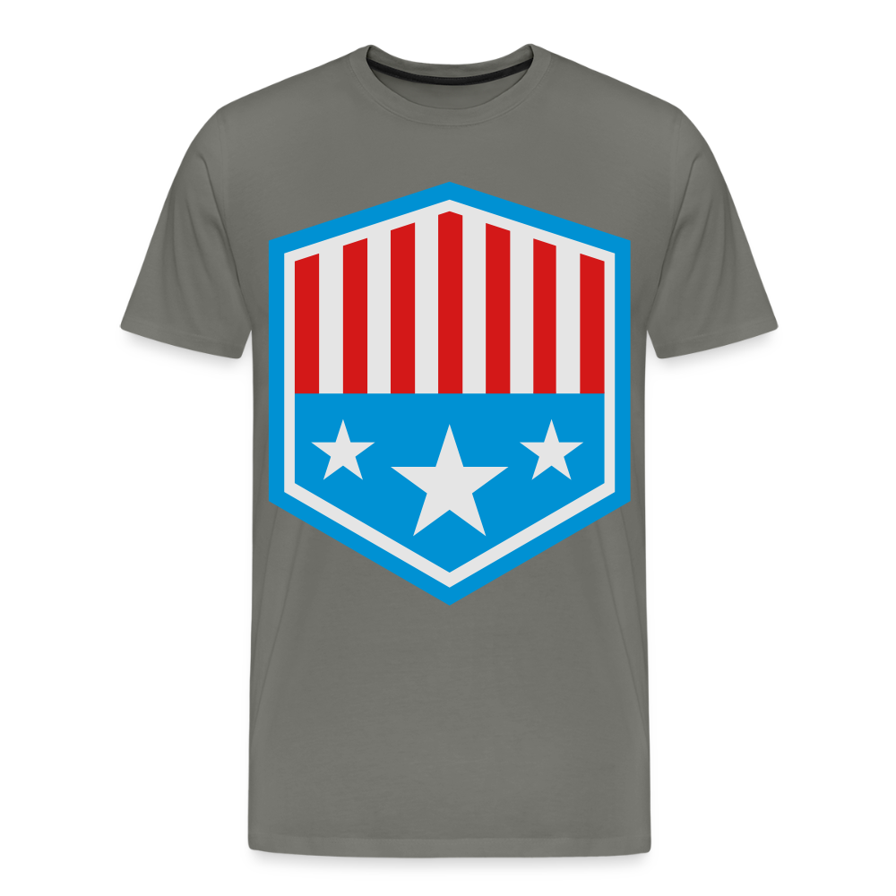 Men's Patriot Tee - asphalt gray