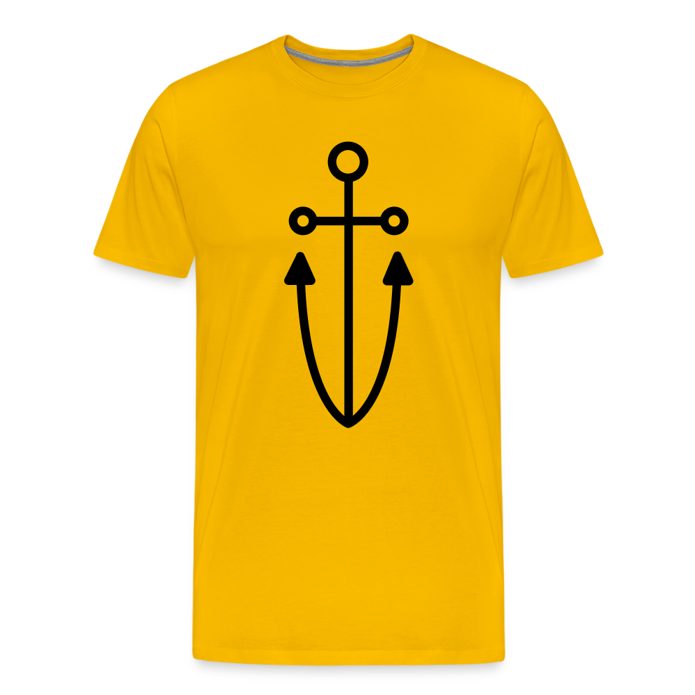 Anchor Men's Premium T-Shirt - sun yellow