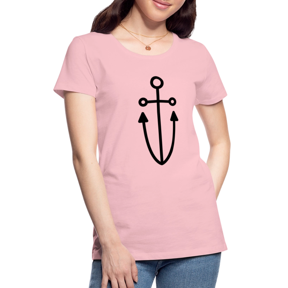 Anchor Women’s Premium T-Shirt - pink