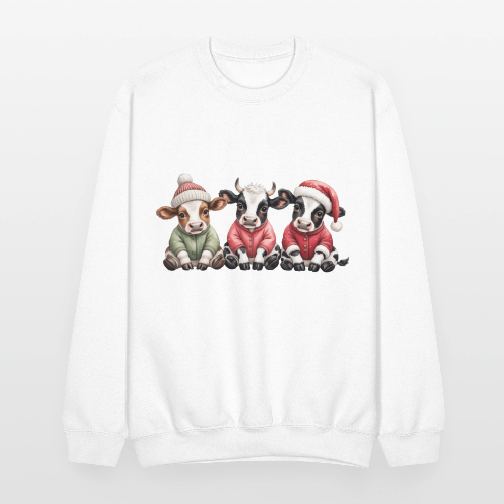 Christmas Calves Crewneck Sweatshirt - white