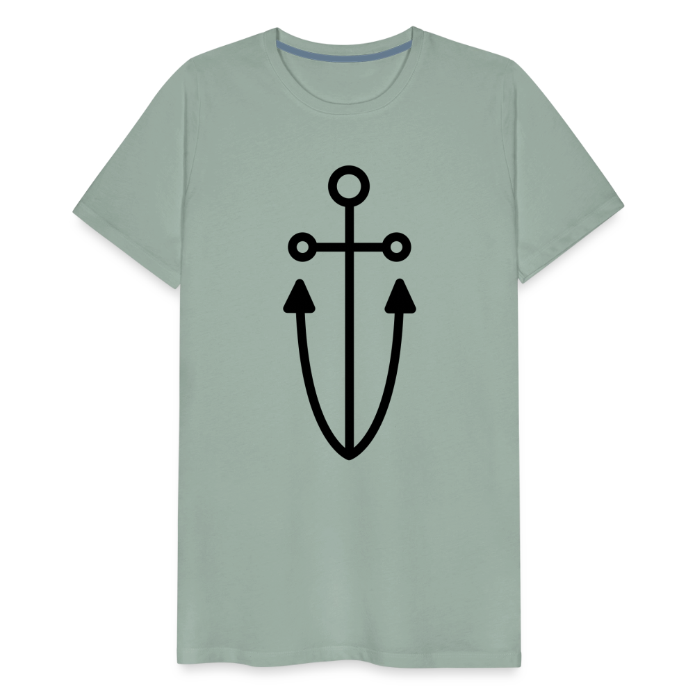 Anchor Men's Premium T-Shirt - steel green