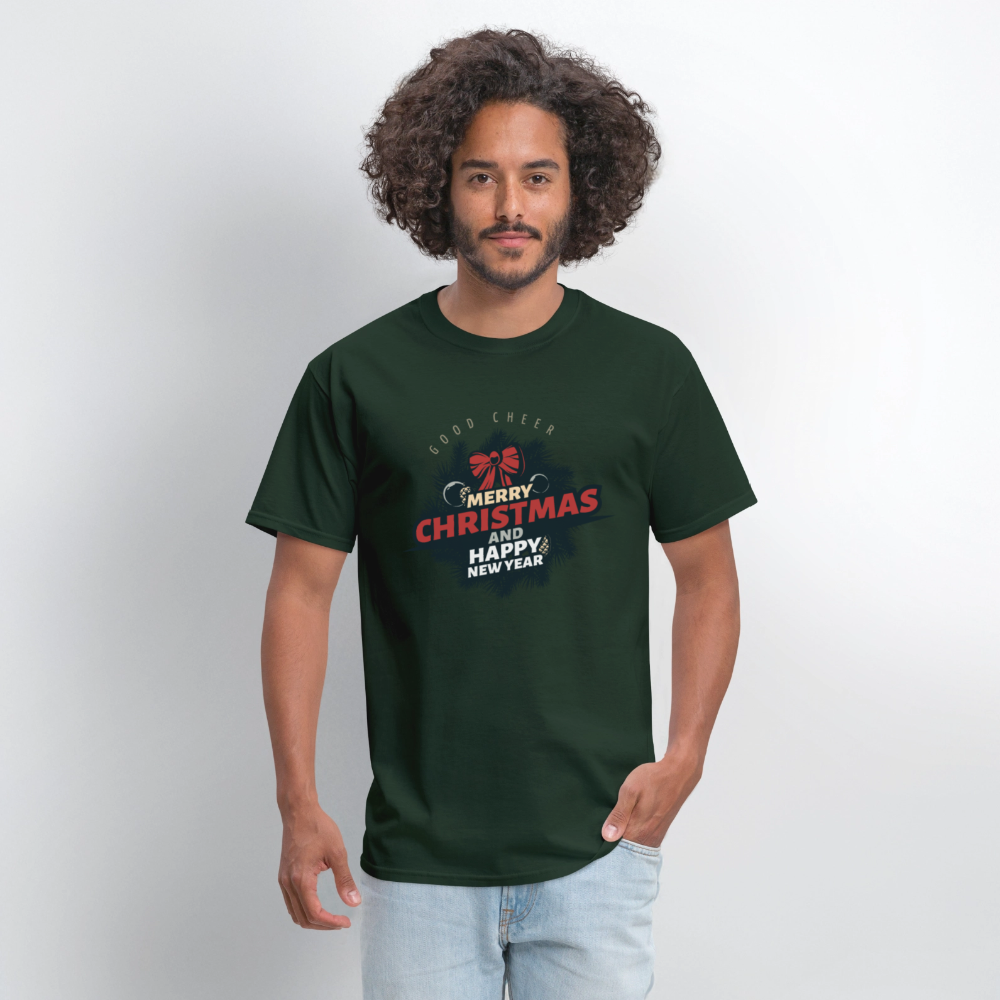Merry Christmas Men's T-Shirt - forest green