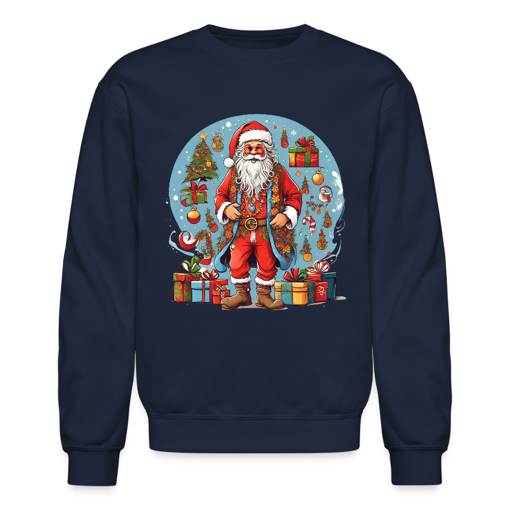 Hippie Santa Sweatshirt - navy