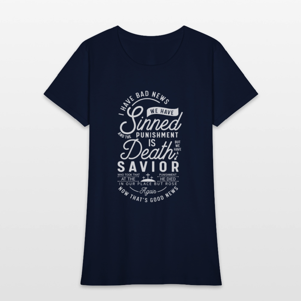 News Women's T-Shirt - navy