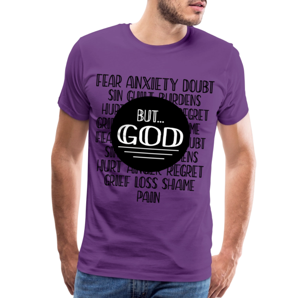 But God Men's Premium T-Shirt - purple