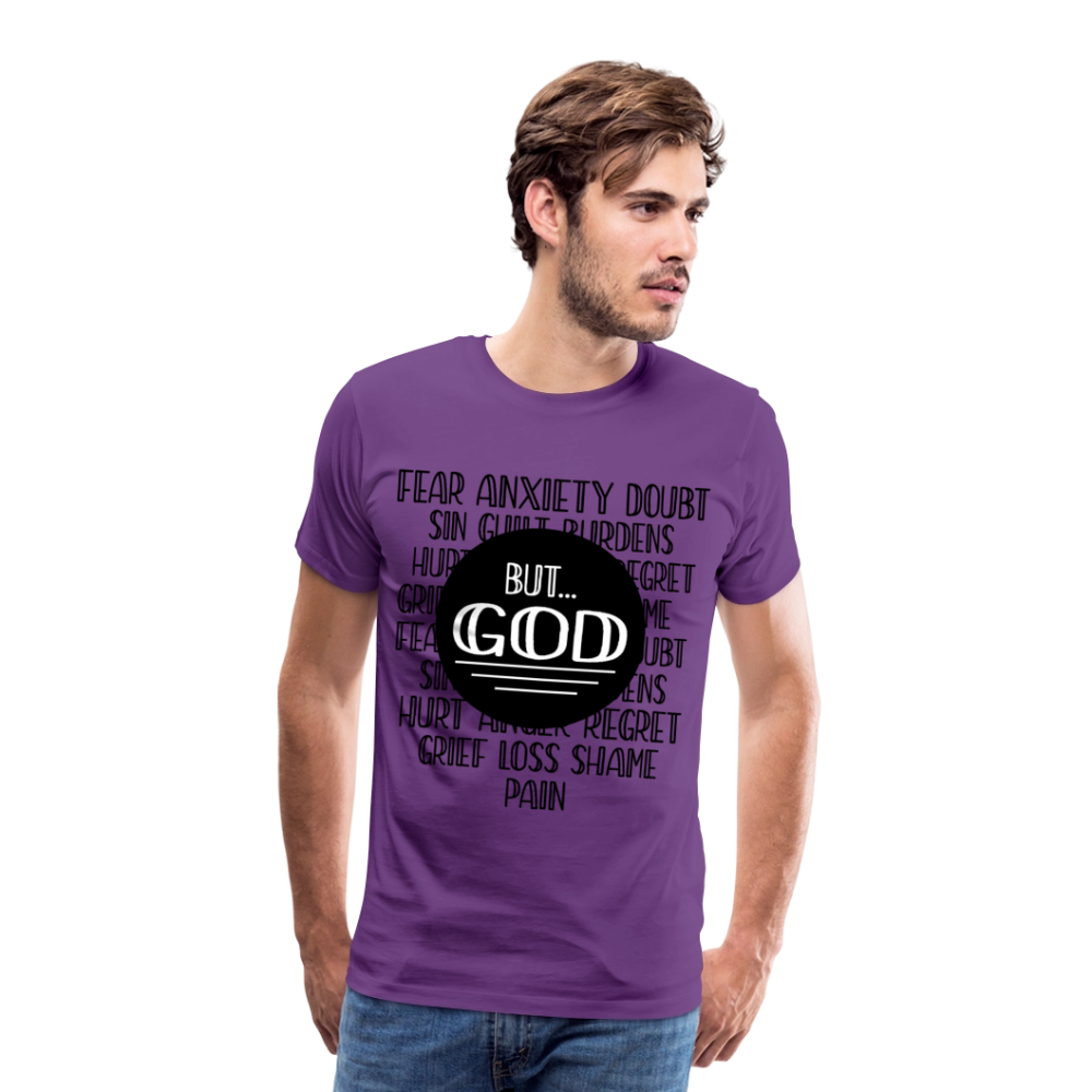 But God Men's Premium T-Shirt - purple