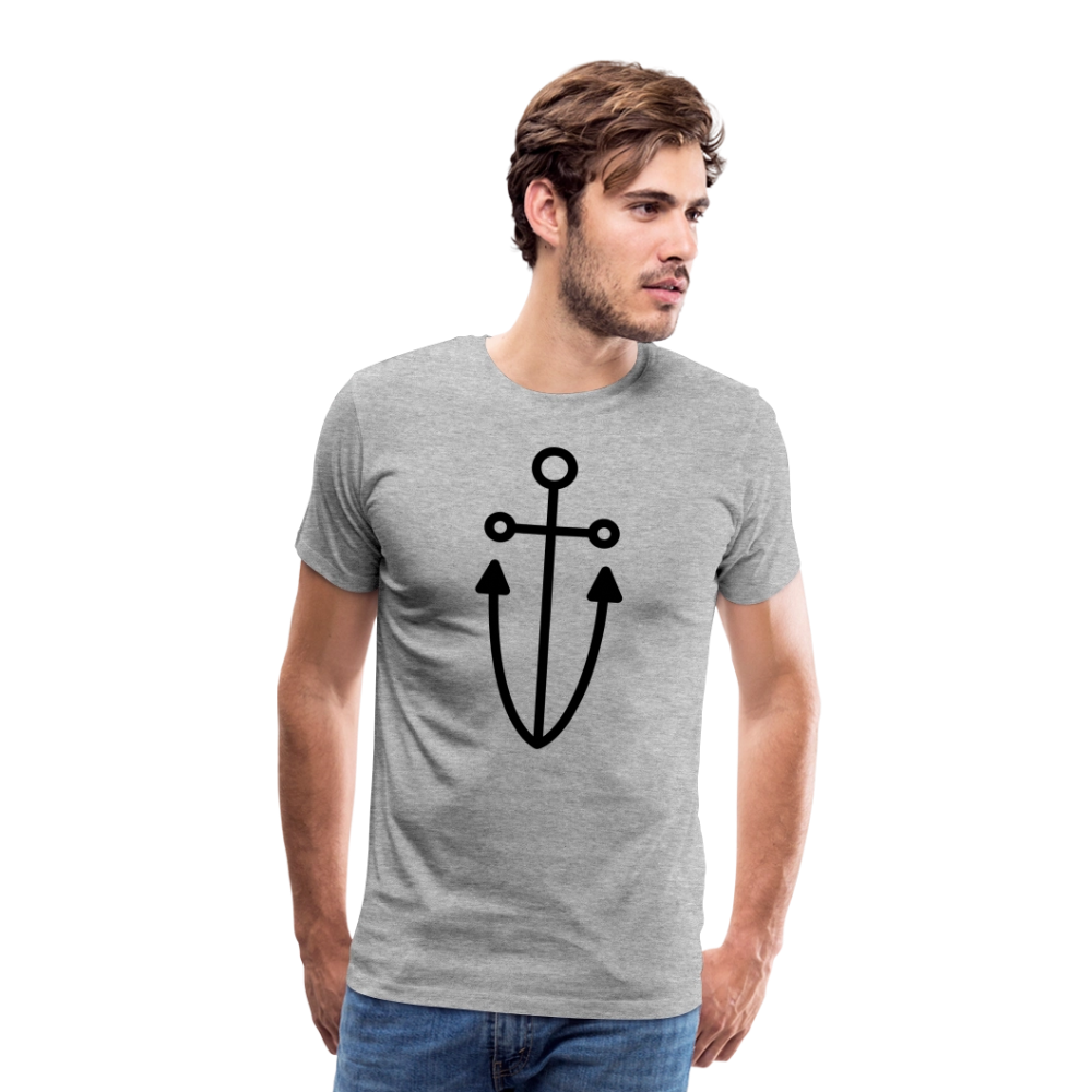Anchor Men's Premium T-Shirt - heather gray