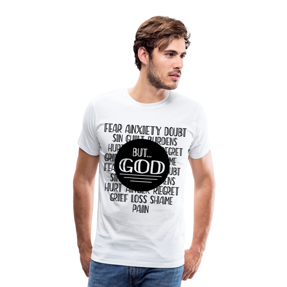 But God Men's Premium T-Shirt - white