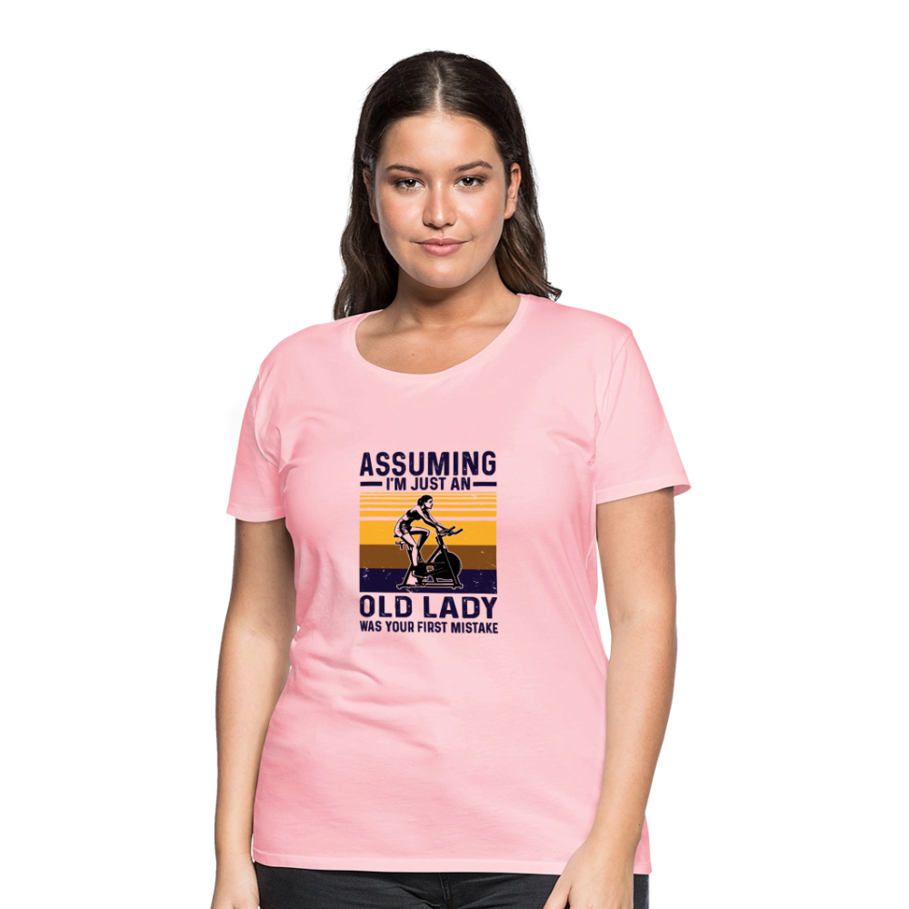 Assuming Women’s Premium T-Shirt - pink