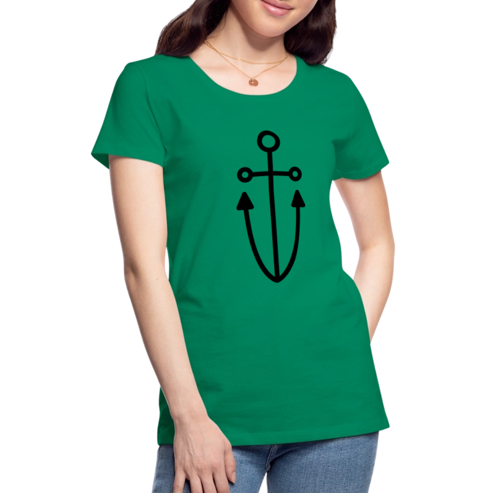 Anchor Women’s Premium T-Shirt - kelly green