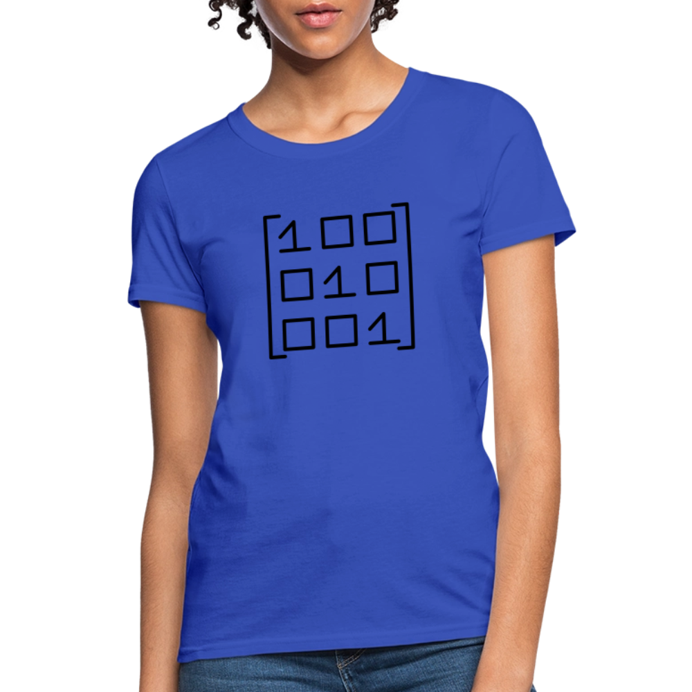 Numbers Women's T-Shirt - royal blue