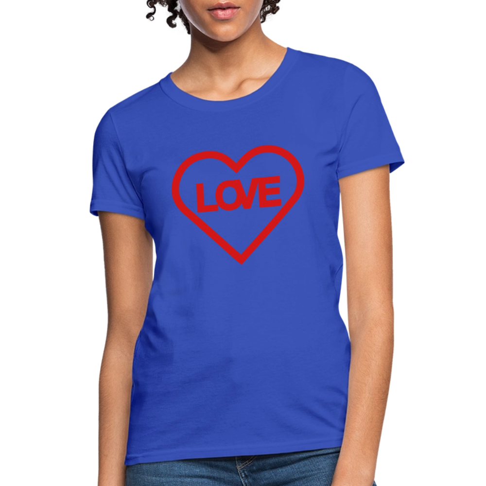 Love Women's T-Shirt - royal blue