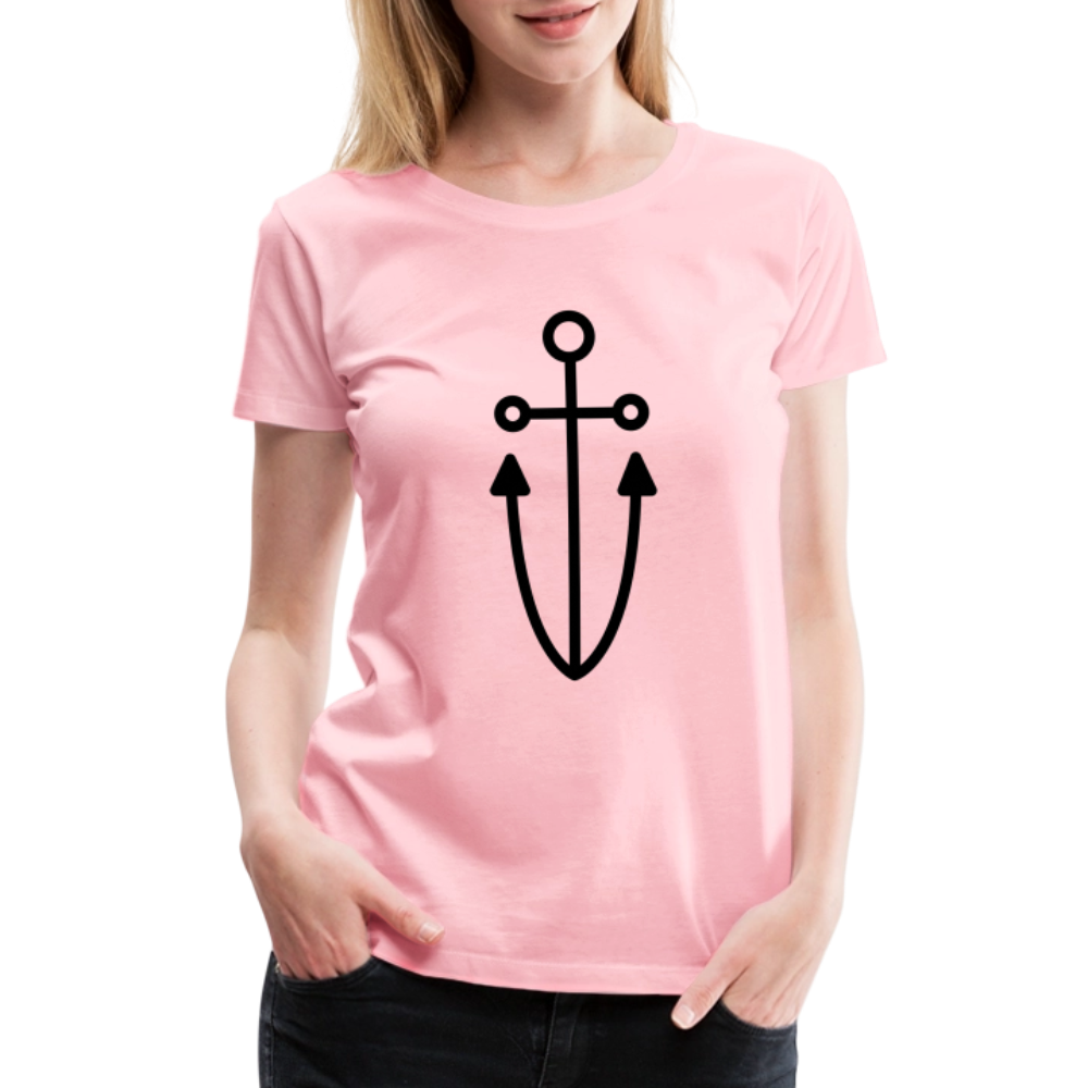 Anchor Women’s Premium T-Shirt - pink