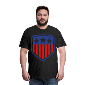 Men's Premium Patriot Tee - charcoal grey