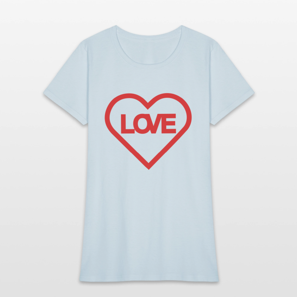 Love Women's T-Shirt - light blue