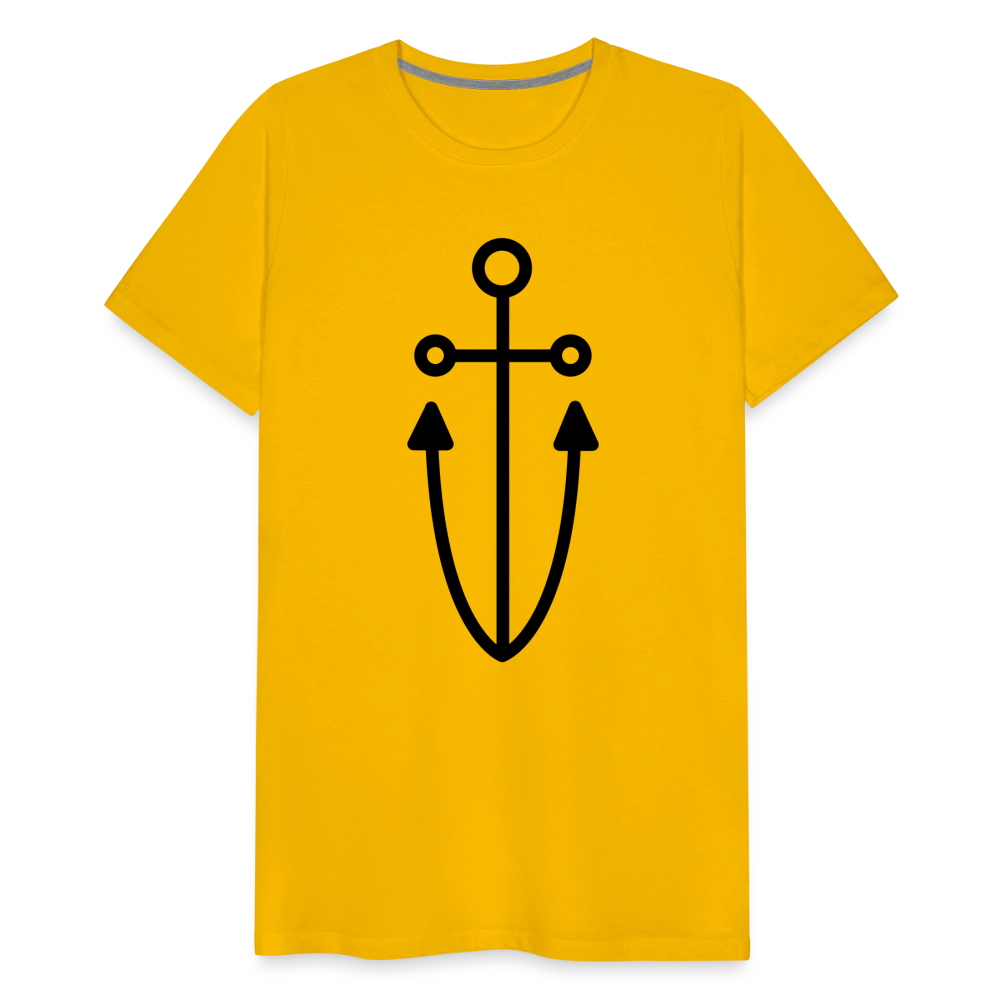 Anchor Men's Premium T-Shirt - sun yellow