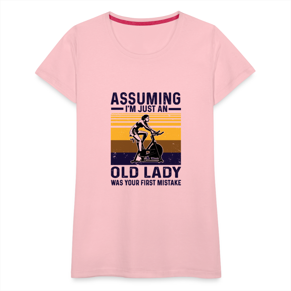 Assuming Women’s Premium T-Shirt - pink