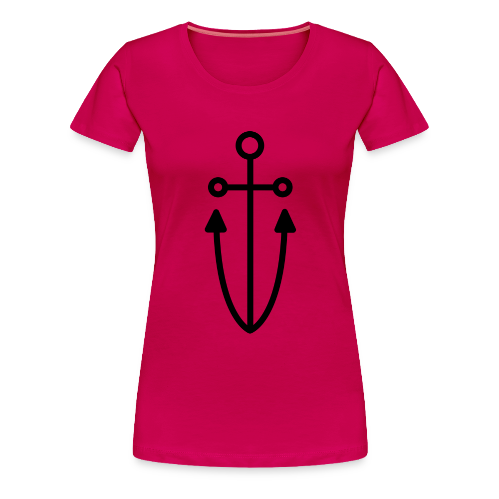 Anchor Women’s Premium T-Shirt - dark pink