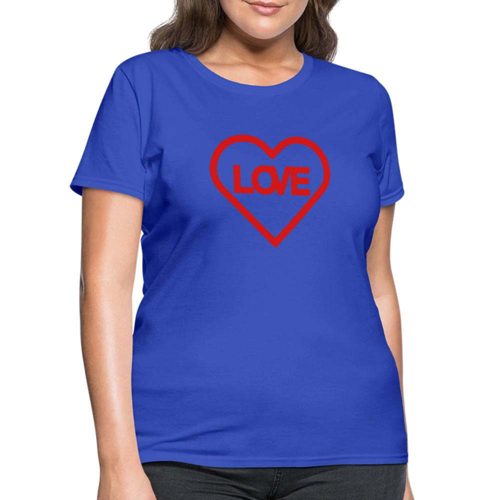 Love Women's T-Shirt - royal blue