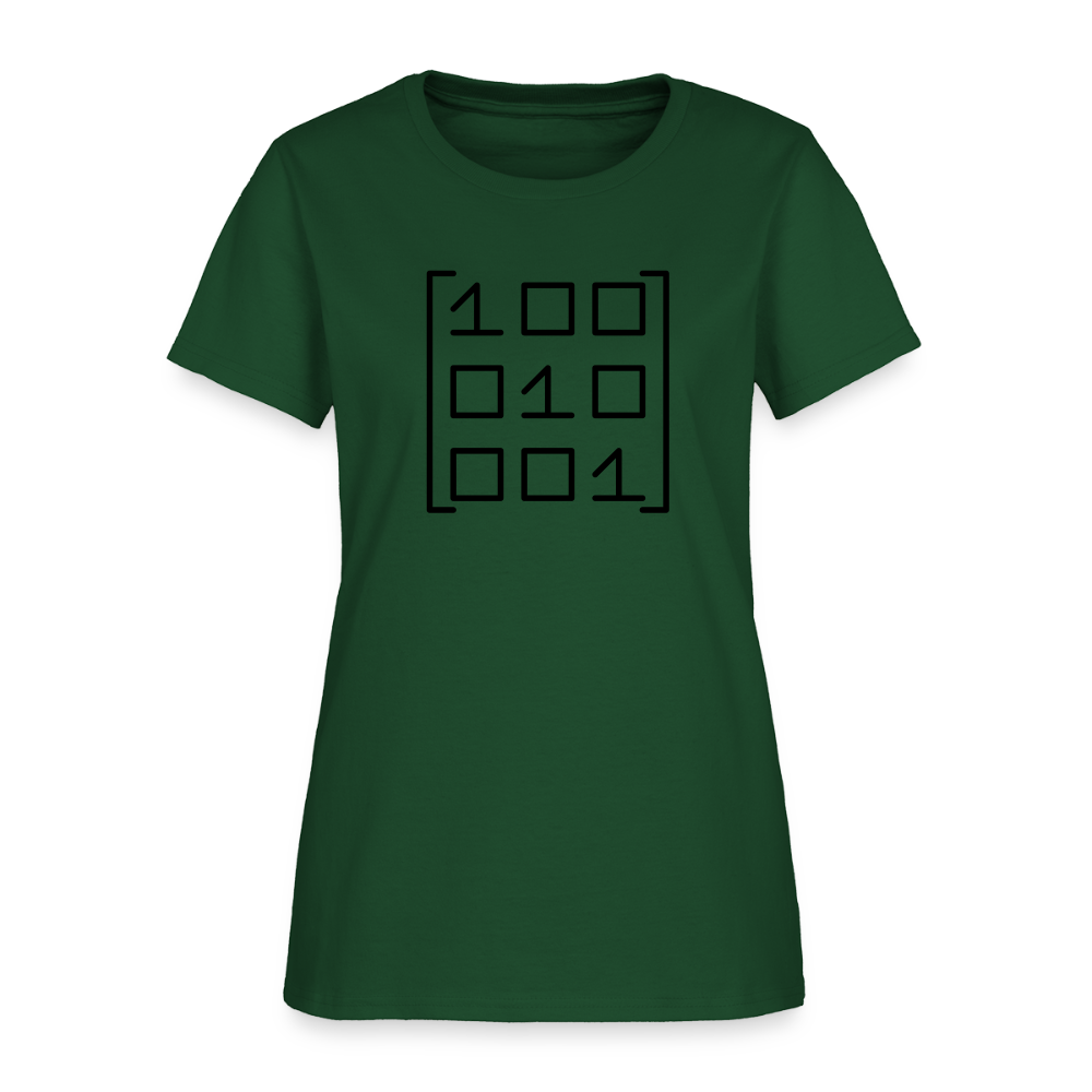 Numbers Women's T-Shirt - forest green
