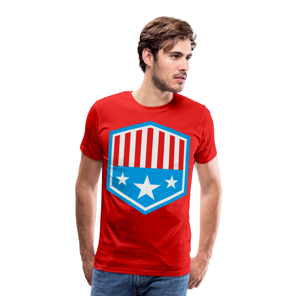 Men's Patriot Tee - red