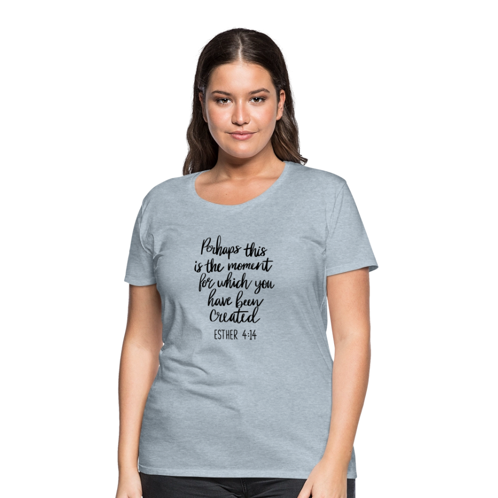 Moment Women’s Premium T-Shirt - heather ice blue