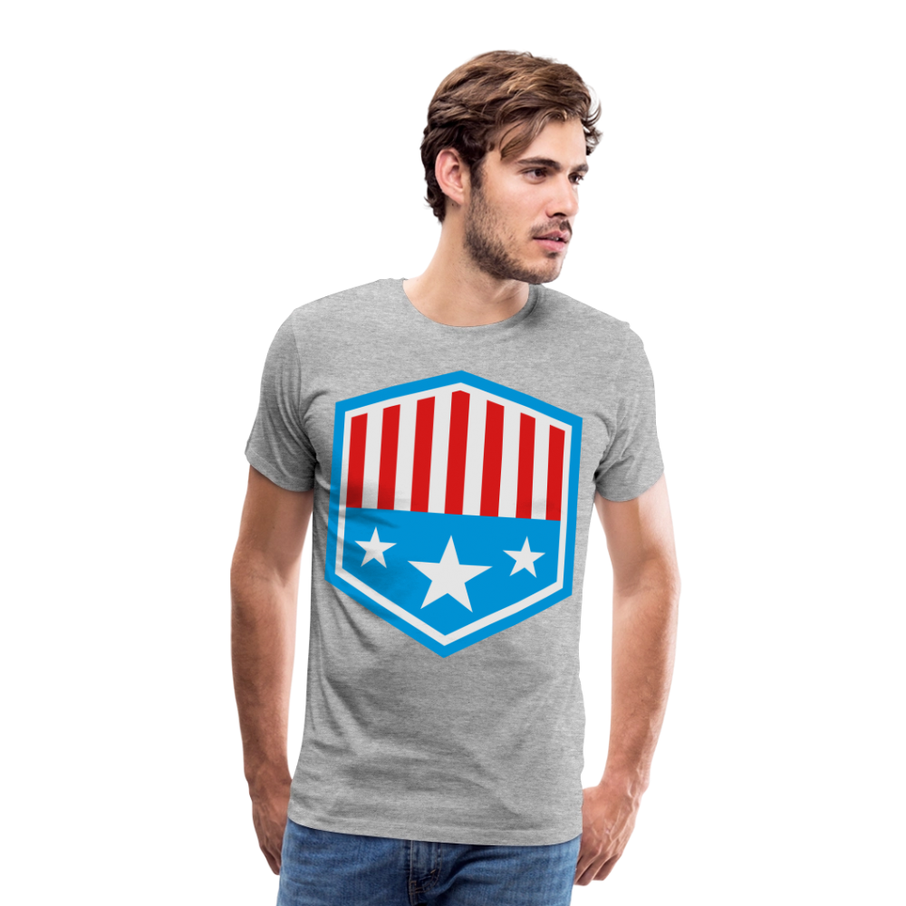 Men's Patriot Tee - heather gray
