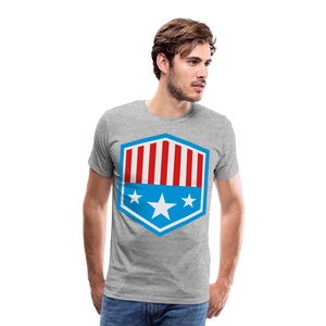 Men's Patriot Tee - heather gray