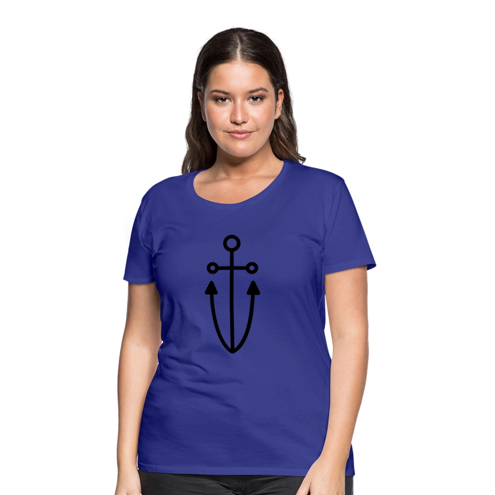 Anchor Women’s Premium T-Shirt - royal blue