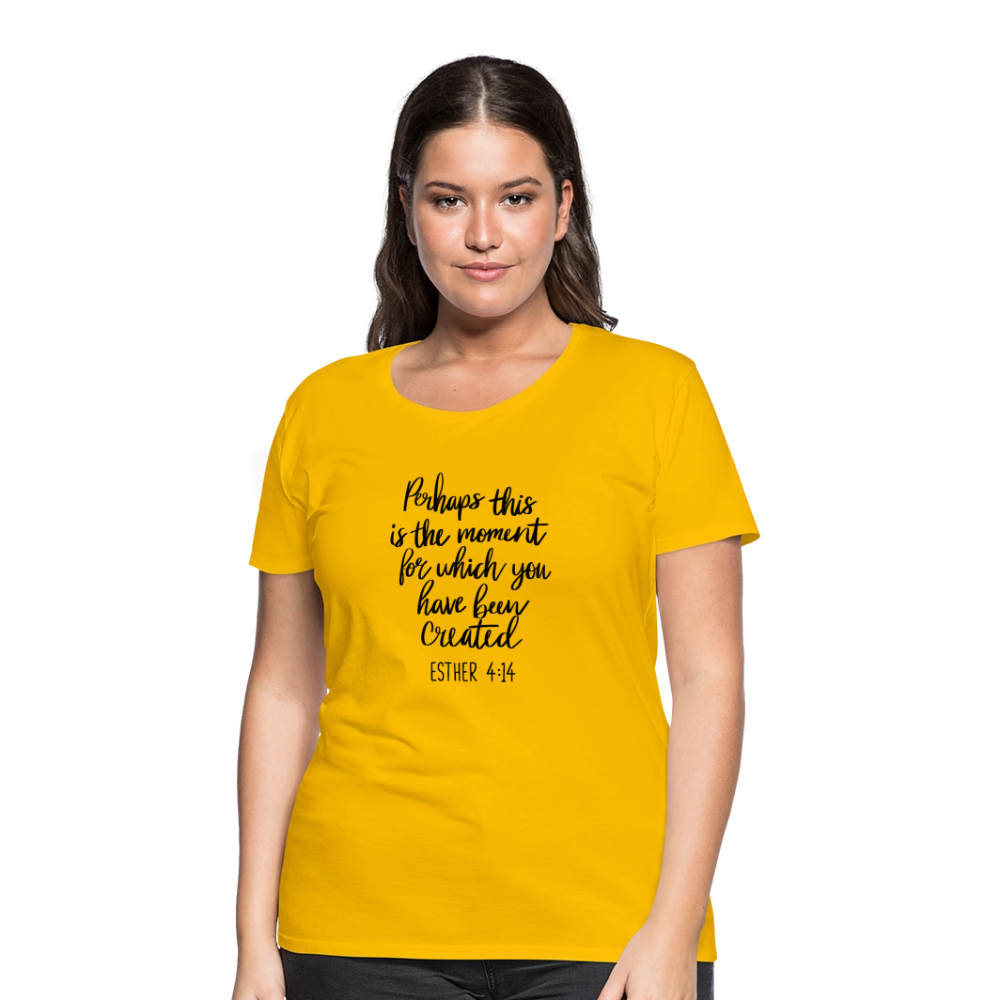 Moment Women’s Premium T-Shirt - sun yellow