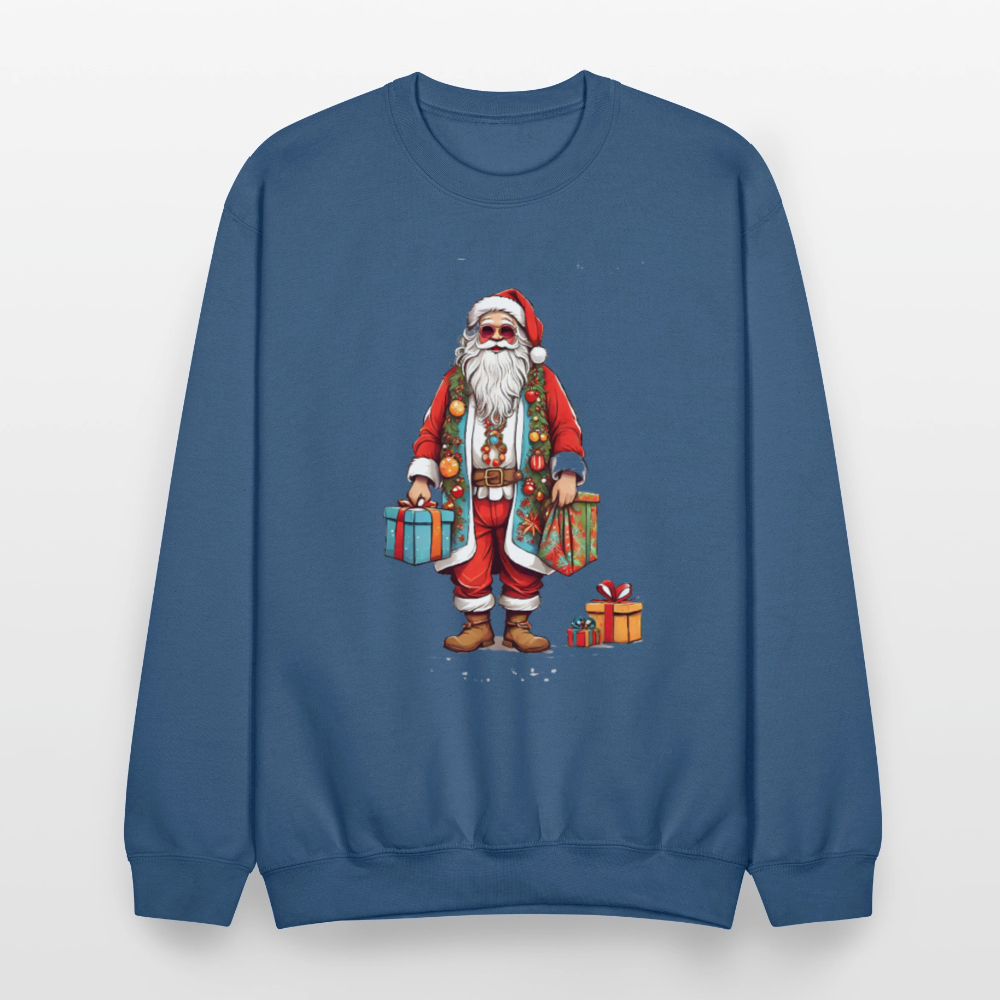 Hippie Santa 2 Sweatshirt - indigo blue