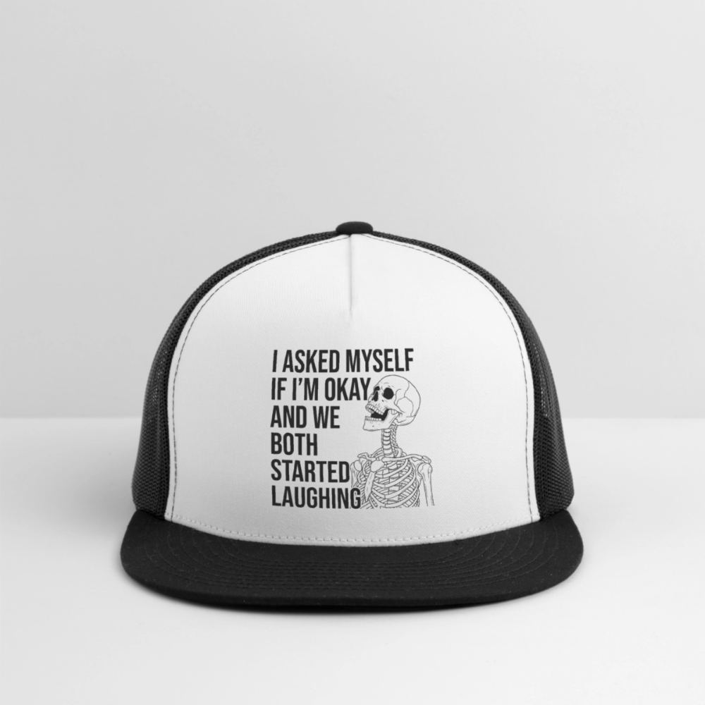 I'm OK Trucker Hat - white/black