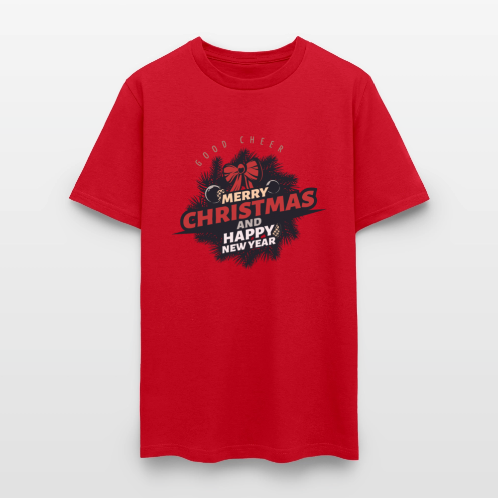 Merry Christmas Men's T-Shirt - red