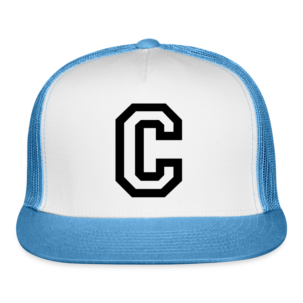 Trucker Hat - white/blue