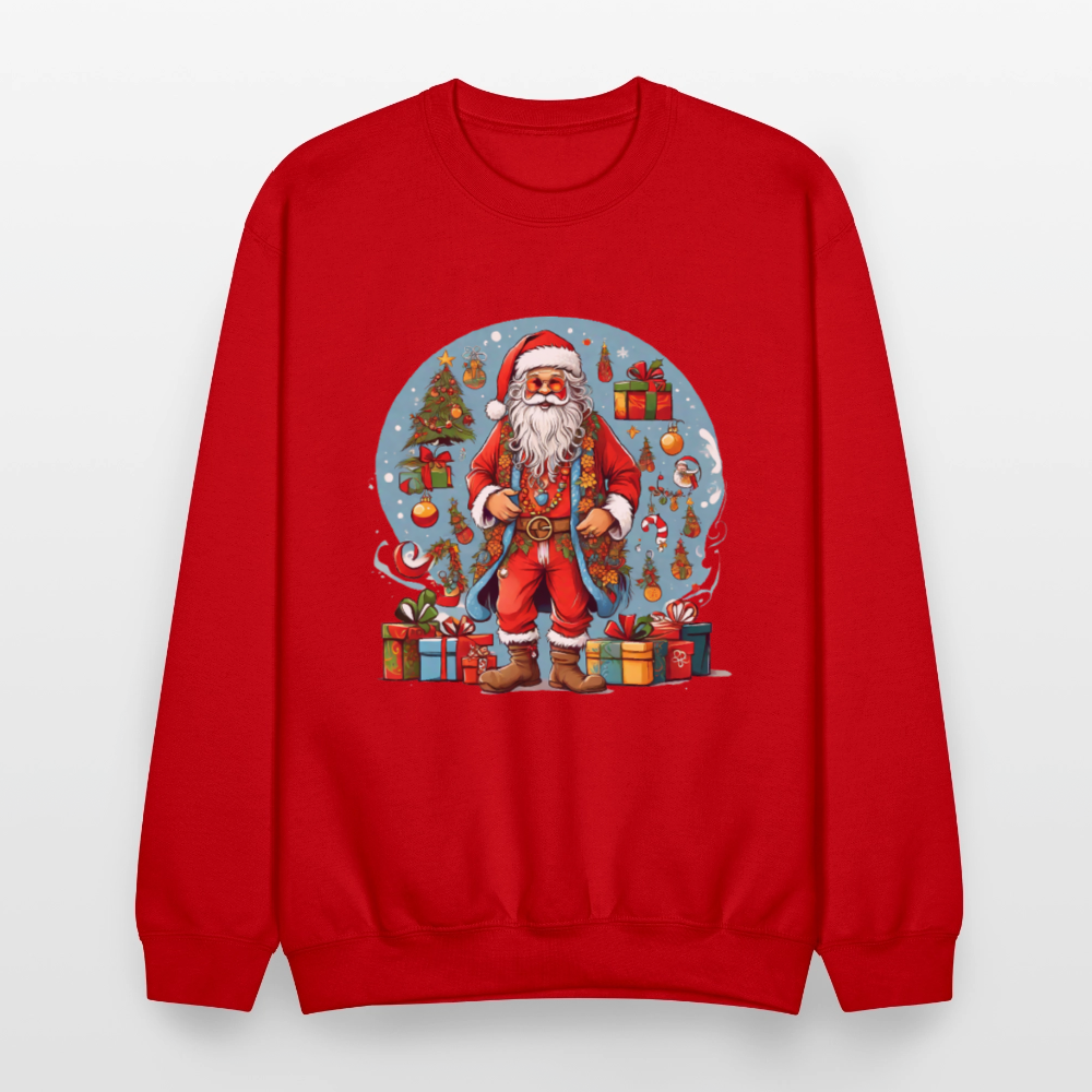 Hippie Santa Sweatshirt - red