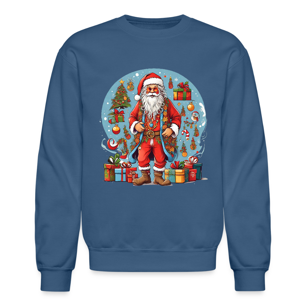 Hippie Santa Sweatshirt - indigo blue