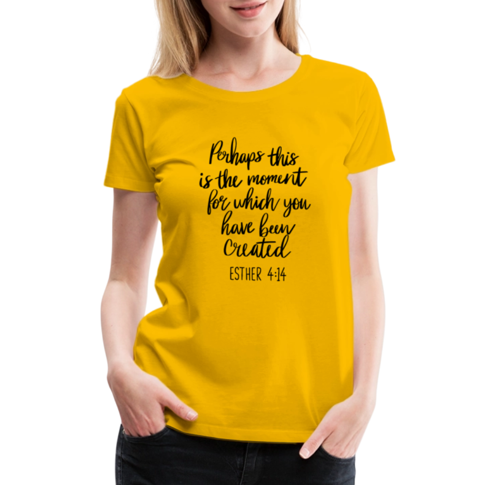 Moment Women’s Premium T-Shirt - sun yellow