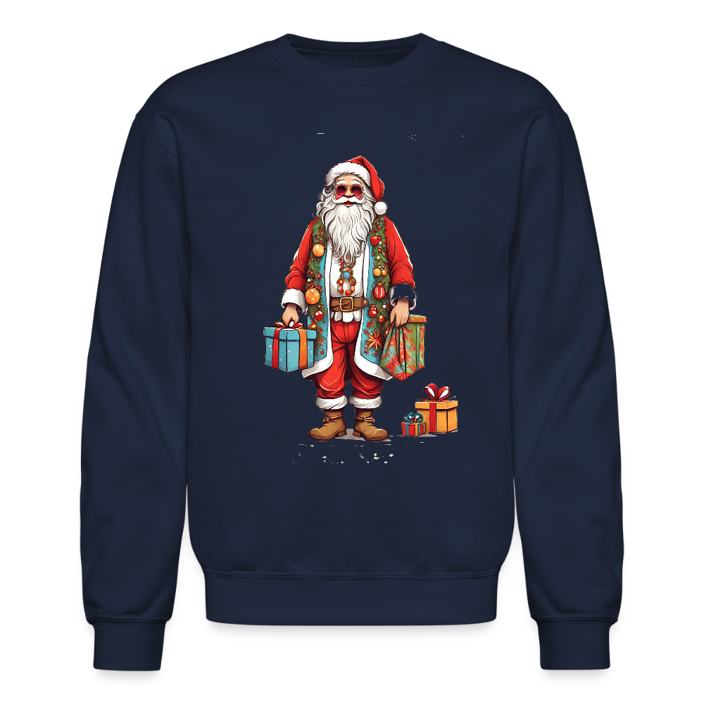 Hippie Santa 2 Sweatshirt - navy