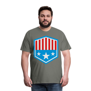 Men's Patriot Tee - asphalt gray